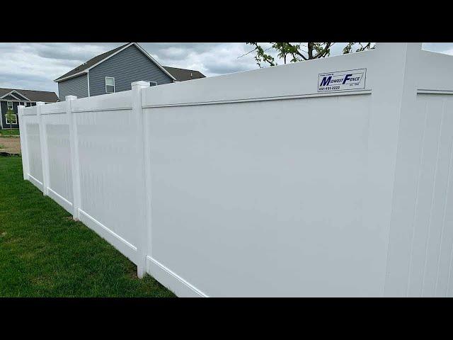 Installing the Hartford PVC Privacy Fence