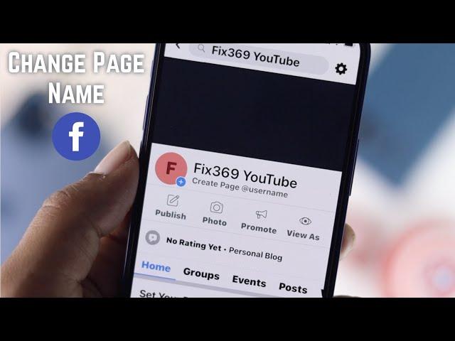 How to Change Facebook Page Name Easily [2021]