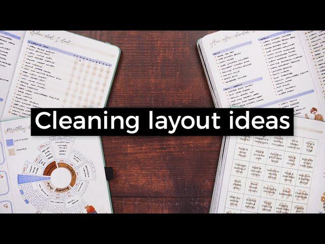 17 Journal Layouts for a Clean Home 