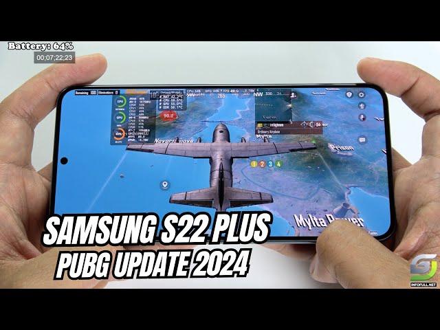 Samsung Galaxy S22 Plus test game PUBG Update 2024 | Snapdragon 8 Gen 1