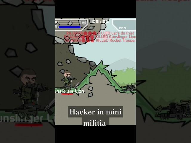 mini militia hacker | mini militia game | hacker|