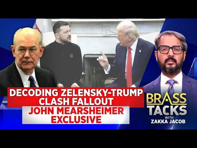 Trump Zelensky Clash | John Mearsheimer Exclusive Interview With CNN-News18’s Zakka Jacob | N18G