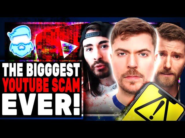 Youtube's Biggest SCAM Ever! Mr. Beast, Linus Tech Tips, MoistCr1tical & Marques Brownlee All Hit!