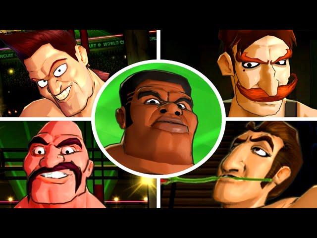 Punch-Out!! Wii HD - All Contender Opponents (No Damage)