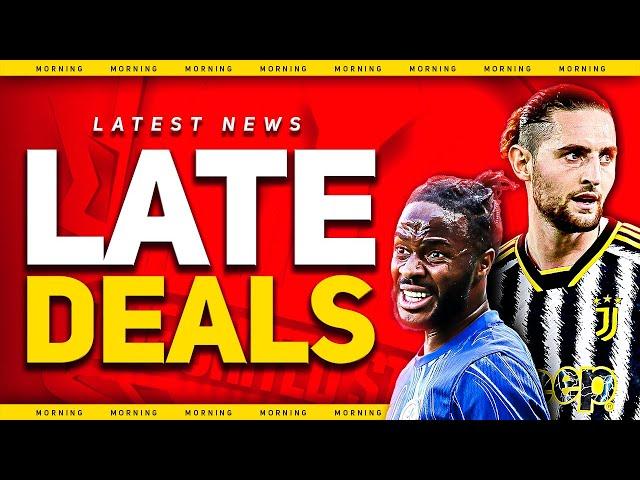 Ugarte DEAL Today? Sterling & Rabiot UNITED Transfer Plea! Man Utd Transfer News