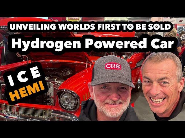 Worlds First To Be Sold!!!  HYDROGEN Powered 57 Chevy with an ICE HEMI !!!