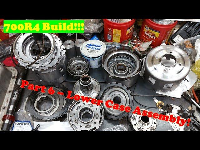 Assembling Youtuber L2theW's 700R4 Transmission - Part 6 The Lower case Geartrain