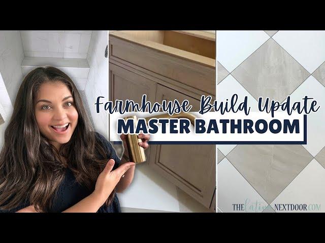 MASTER BATHROOM DESIGN PLANS AND TILE WORK | SEASON 2 EPISODE 5 OF BUILDING A FARMHOUSE