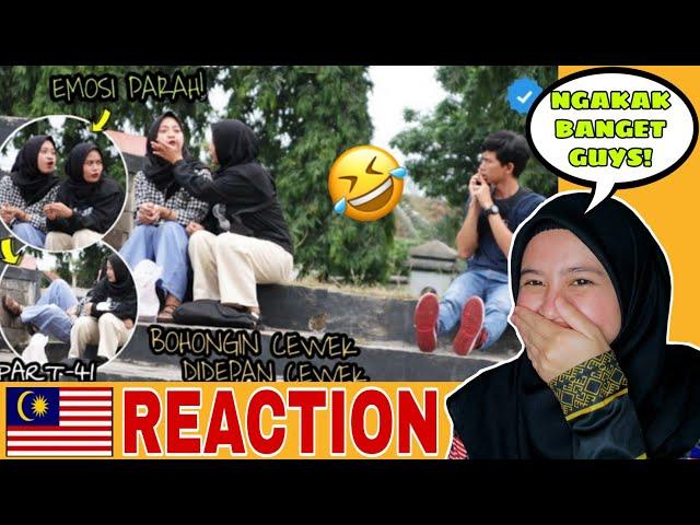 MARAH BESAR! BOHONGIN CEWEK DIDEPAN CEWEK - Part41 | MALAYSIANREACTION