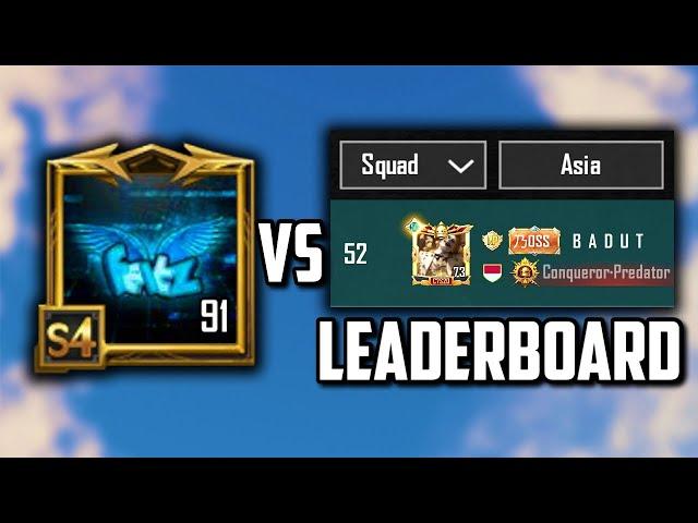 I WIPED AN ASIA LEADERBOARD SQUAD!! | PUBG Mobile