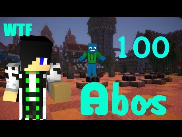 100 Abos Special | 1 std. Minecraft | Let´s Play All Games ;)
