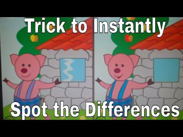 How to 'Spot The Differences' Immediately [TUTORIAL]
