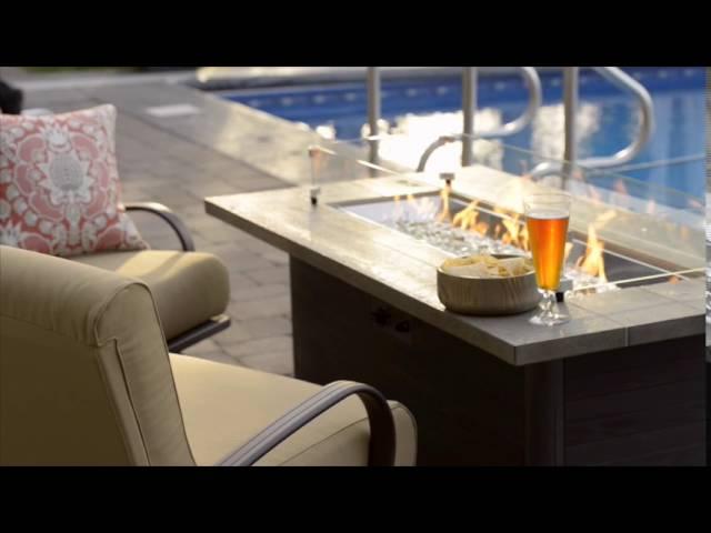 Cedar Ridge Fire Table - The Outdoor GreatRoom Company