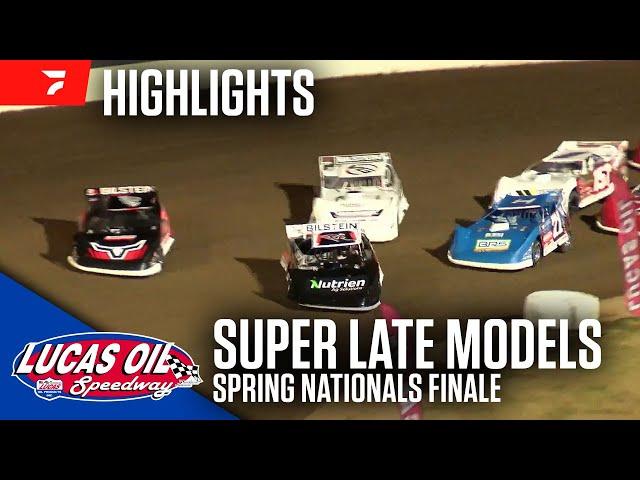 Spring Nationals Finale | Super Late Models at Lucas Oil Speedway 4/12/25 | Highlights