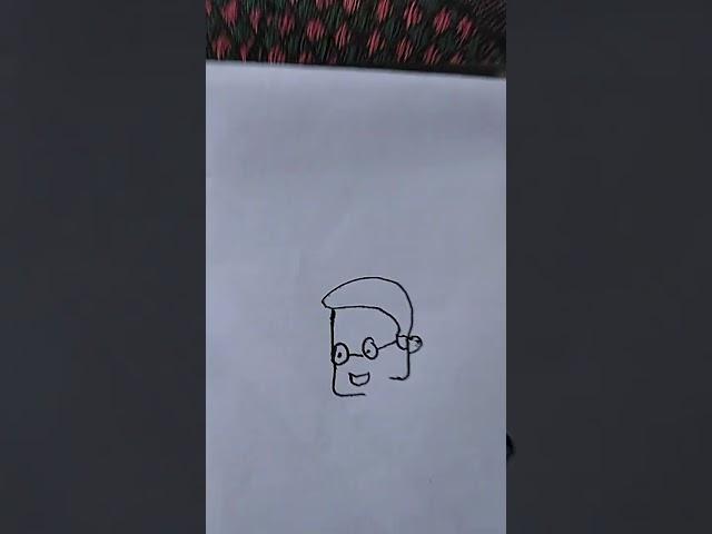 boy easy drawing #craft #art #goneviral #diy #viral #drawing #video