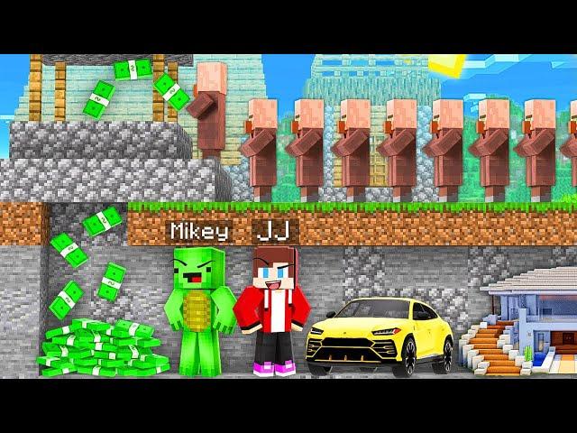 How Mikey and JJ Robbed Villagers in Minecraft RICH - BEST of Maizen COMPILATION FUNNY VIDEOS