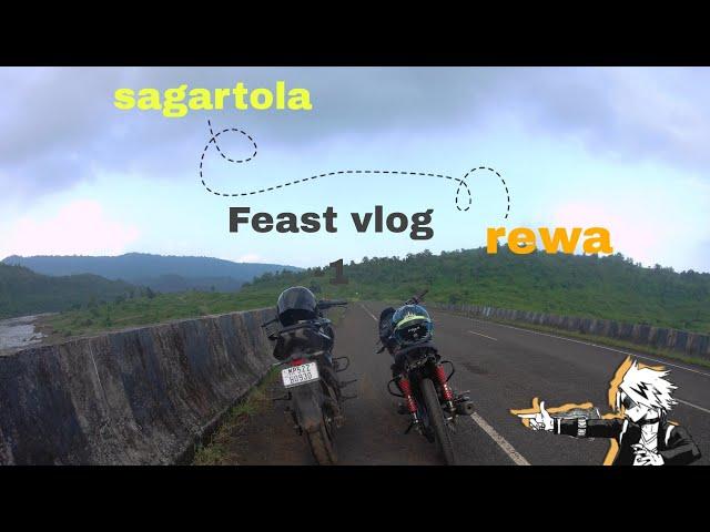 Sagar tola to rewa feast vlog and trip #trvelling #motovlog #n160 #hondalivobs6