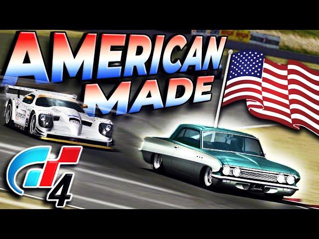 Can You Beat Gran Turismo 4 With American Cars Only?