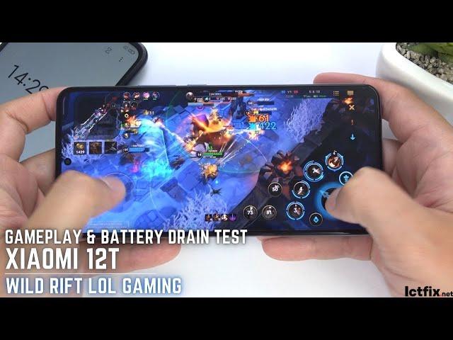 Xiaomi 12T Wild Rift Gaming test | League of Legends LOL Mobile