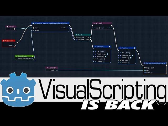 Godot Visual Scripting is Back!