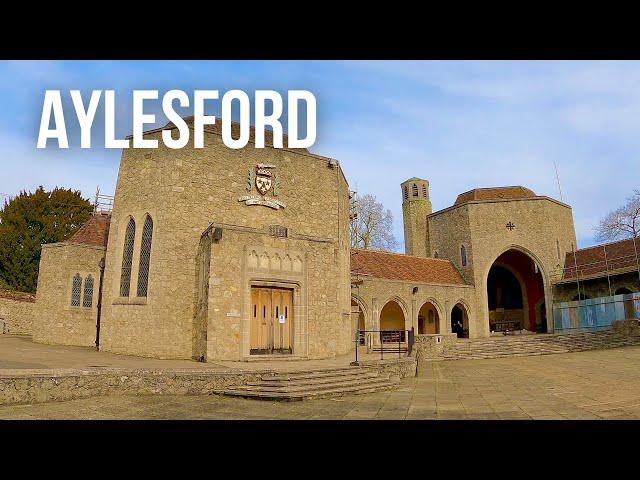 ENGLAND 󠁧󠁢󠁥󠁮󠁧󠁿  walk | The Friars Carmelite Priory AYLESFORD, Kent tour (Mar 2022) [4K]