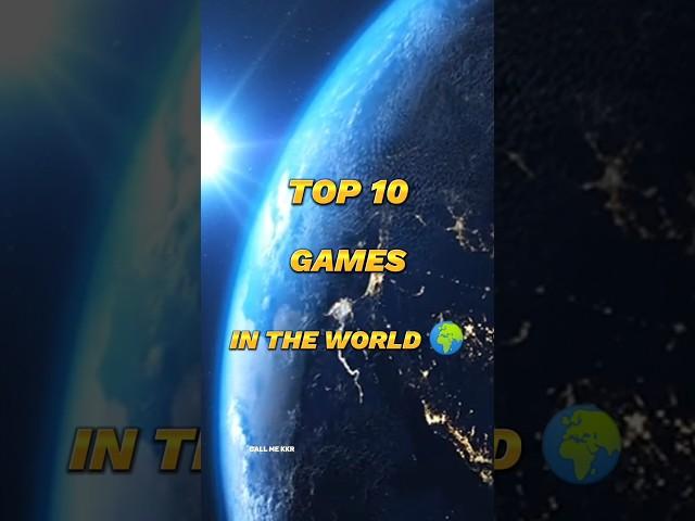 Top 10 Games in the world #top10 #games #world #freefire #viral #shortsvideo