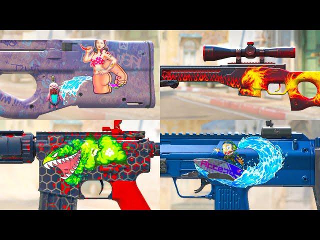 NEW STICKER COMBOS ARE- CS2 COMMUNITY IS COOKING INSANE WILD CRAFTS-BEST ARMORY STICKER CRAFTS CS2