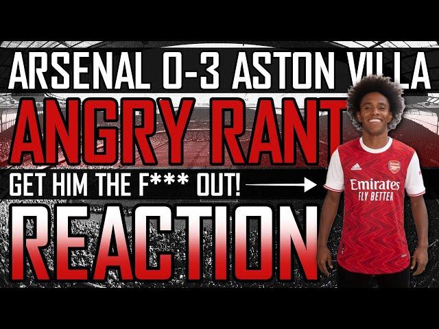 Arsenal 0-3 Aston Villa // ANGRY RANT! (Reaction) | Gunners Daily 