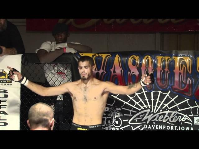 "Caged Aggression III"  Fight 7.  Jamie Tigges vs Mike Vasquez