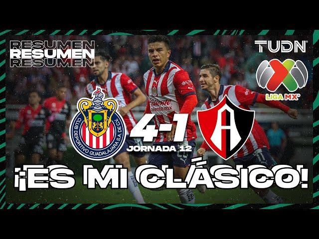Resumen y goles | Chivas 4-1 Atlas | AP2023-J12 | Liga Mx | TUDN