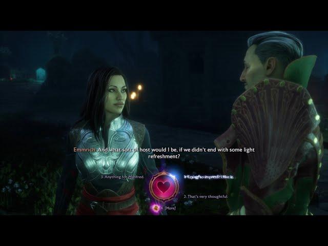 Refreshments & Flirting with Emmrich - Romance - Dragon Age: The Veilguard