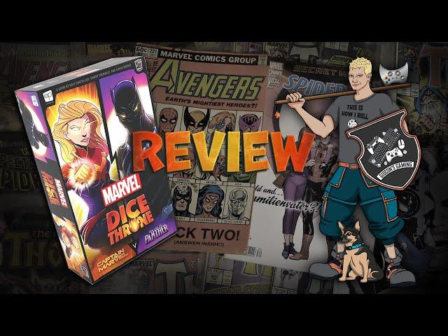 Marvel Dice Throne: Captain Marvel vs Black Panther Review