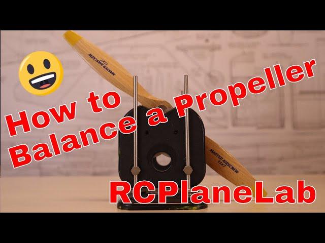 How to Balance a Propeller, RC Plane Lab