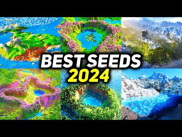 TOP 50 BEST MINECRAFT SEEDS OF 2024! (Minecraft 1.21 Seeds)