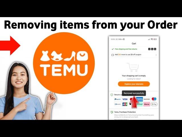 How to Removing items from your Temu Order 2025