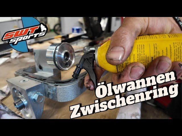 Ölwannendistanzring 25mm mit außen liegendem Ölfilter für BMW Motorrad R 45-100 2V Boxer Modelle