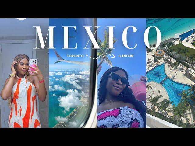 Travel with me to Mexico! All inclusive resort, beach & pool day, neon party!