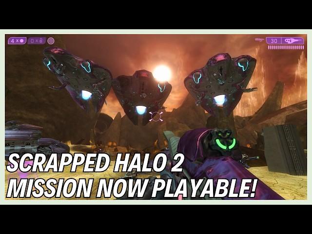 Halo 2's Cut Campaign Level ALPHA MOON Has Been Fully Restored!!