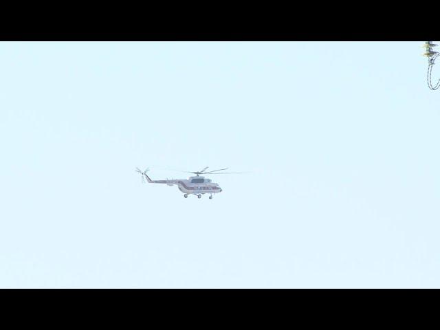 Belarus: protests as President Lukashenko's helicopter arrives at Minsk factory | AFP