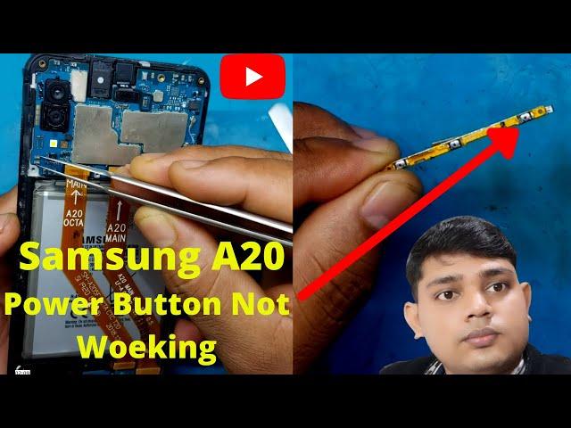 Samsung A20 Power Button Problem II Power Switch