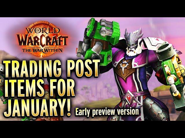 NEW Trading Post Items For January! - Early Preview