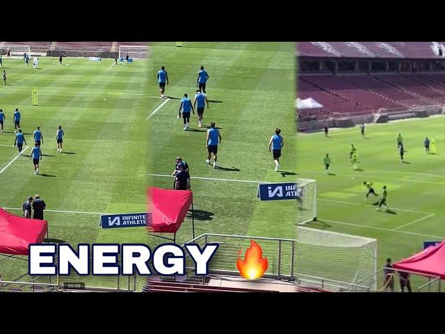 ENERGY  MARESCA CHELSEA FIRST TRAINING SESSION INSIDE USA WITH INCREDIBLE HEAT