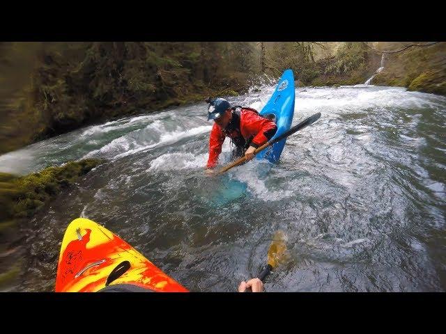 The Homeslice getting slicy on Fish Creek and The Clackamas at 3,000 CFS