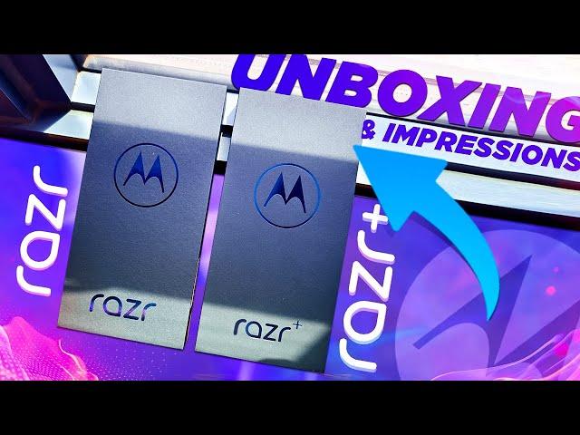 Motorola RAZR Plus 2024 & RAZR 2024 Unboxing & Initial Impresions (Moto RAZR 50 Ultra)