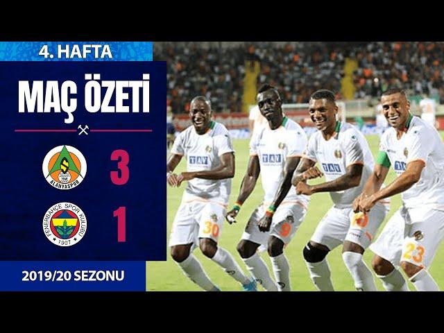 ÖZET: Alanyaspor 3-1 Fenerbahçe | 4. Hafta - 2019/20