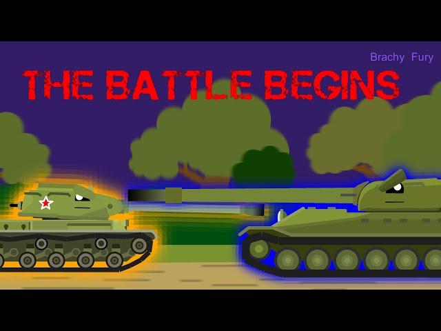 The battle begins [cartoon about tanks]