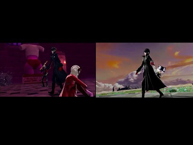 Persona 5/Smash Ultimate ~Joker Victory Screen Comparison~