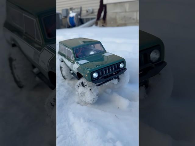 Snow Run! Redcat International Scout 2 1/18 Crawler #rctruck #crawler #rccrawler #redcat #rccar