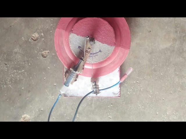 Heavy steam/air engine with plastic syringe. Abhishek verma experiment.