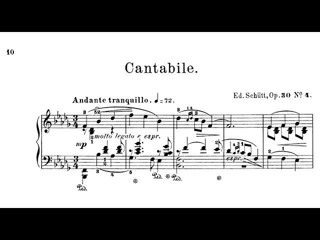 Eduard Schütt | Miniatures | Op.30/4,5,6,7